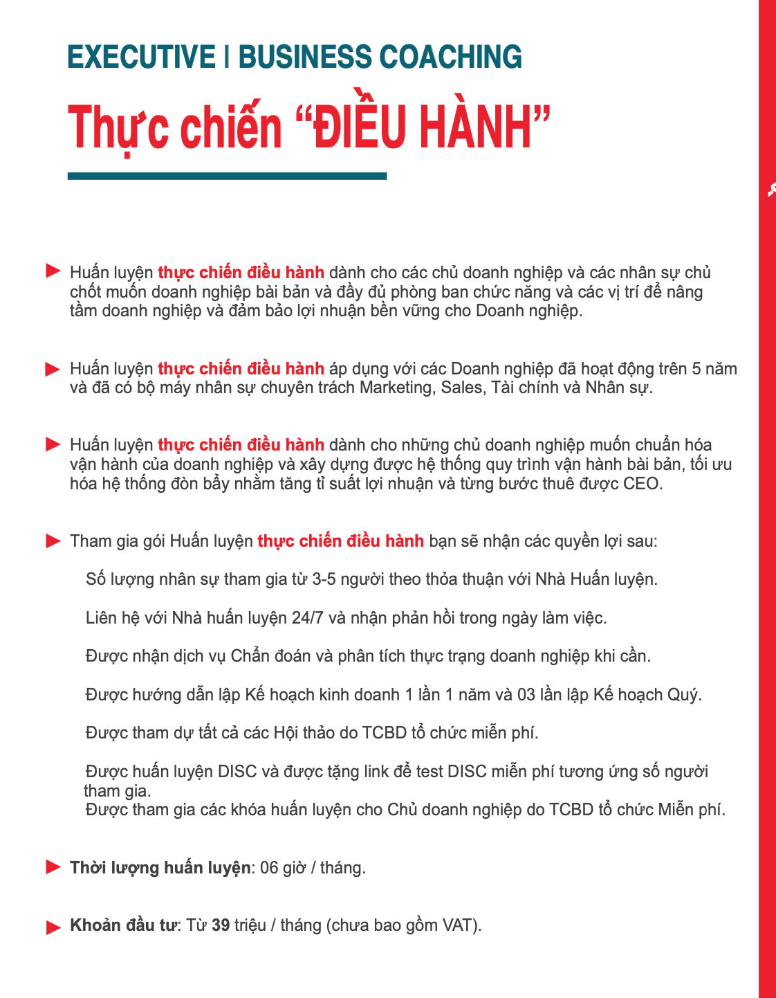 thực chiến điều hành