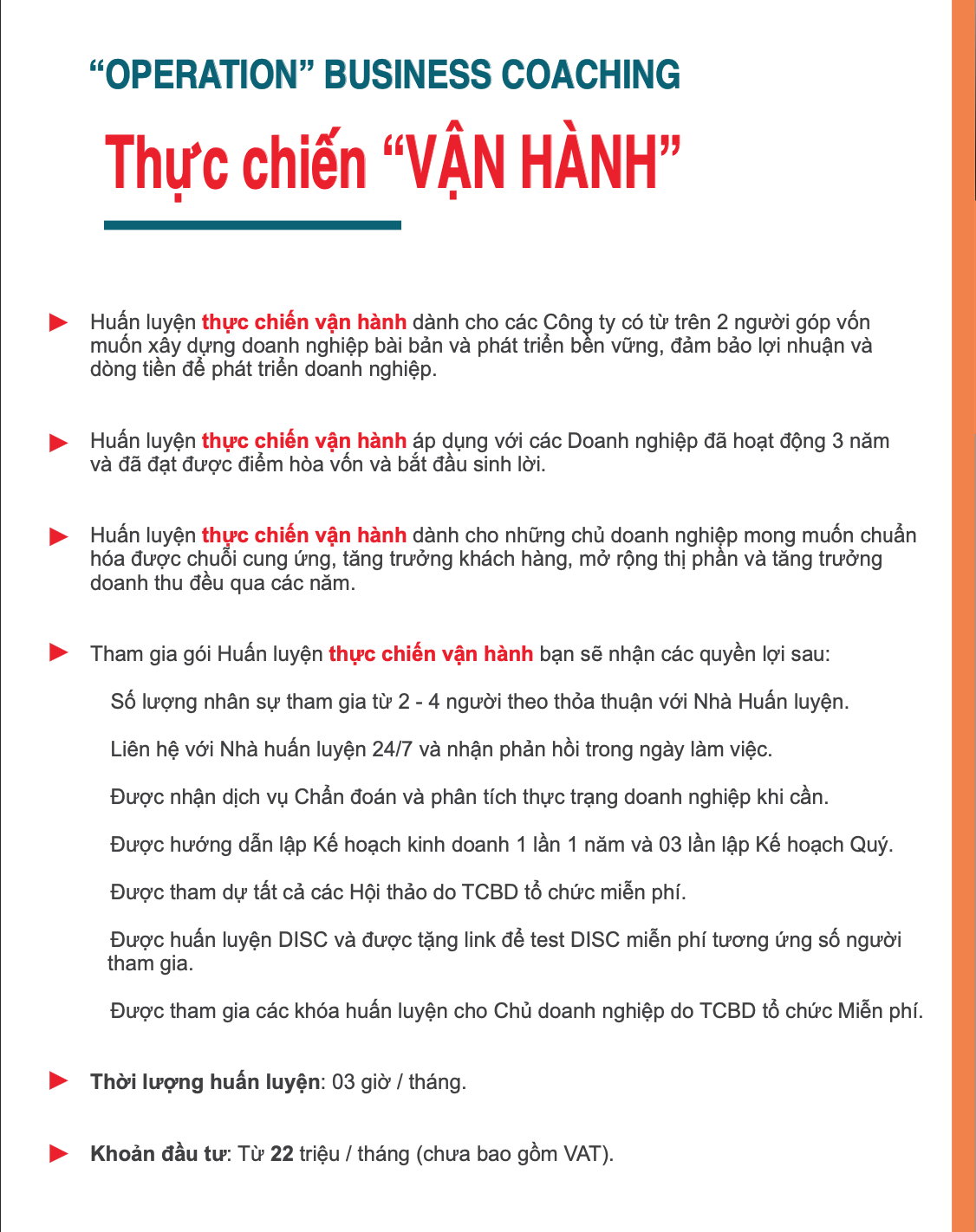 thực chiến vận hành
