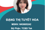 nhân viên phát triển kinh doanh Đặng Thị Tuyết Hoa