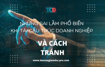 sai lầm trong tái cấu trúc doanh nghiệp