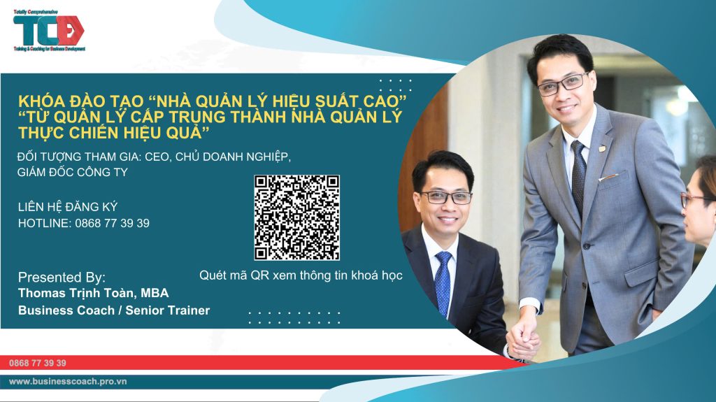 Quét mã QR tìm hiểu khoá đào tạo giám đốc cấp cao TCBD