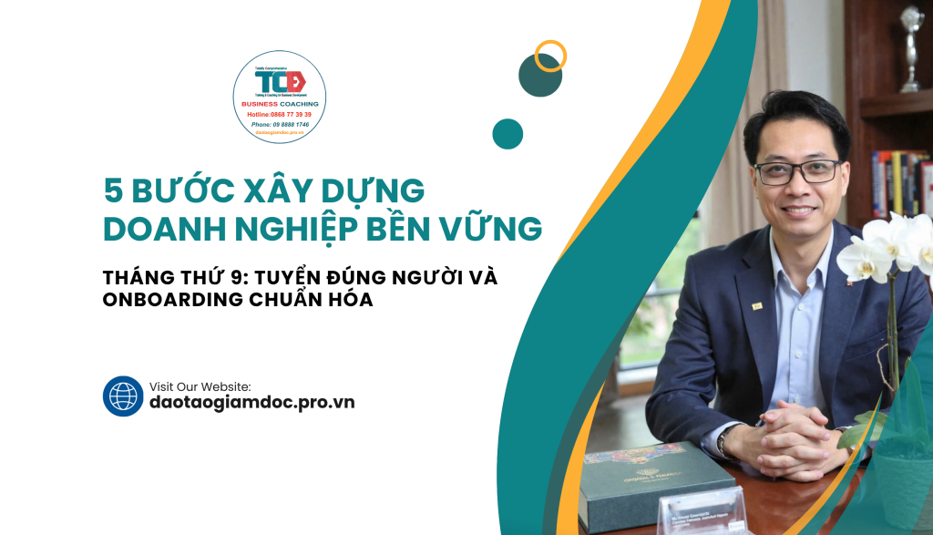 5 bước xây dựng doanh nghiệp bền vững tháng thứ 9