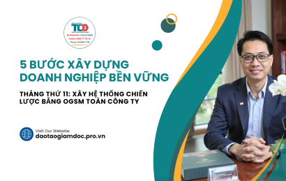 Tháng thứ 11 - 5 bước xây dựng doanh nghiệp