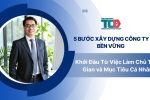 5 bước xây dựng doanh nghiệp