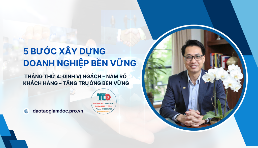 5 BƯỚC XÂY DỰNG DOANH NGHIỆP: ĐỊNH VỊ NGÁCH – NẮM RÕ KHÁCH HÀNG – TĂNG TRƯỞNG BỀN VỮNG