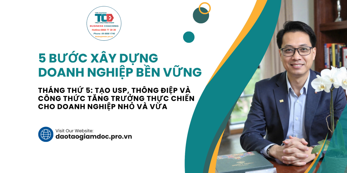 5 bước xây dựng doanh nghiệp bền vững - tháng thứ 5