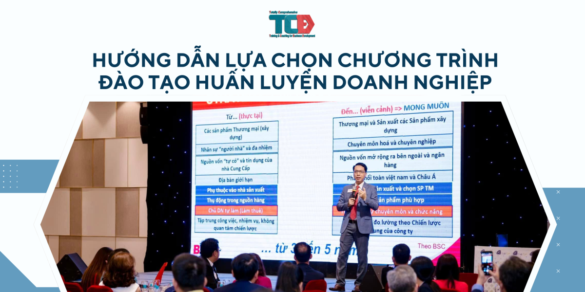 Hướng dẫn lựa chọn chương trình đào tạo huấn luyện doanh nghiệp phù hợp